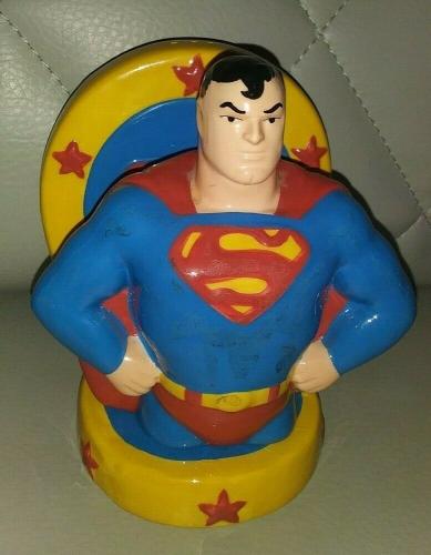 1997 Superman Clay Art Salt & Pepper Shakers Collectors Edition Rare D.c. Comics