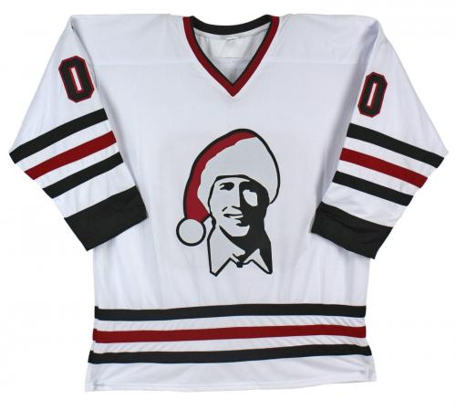 Chevy Chase Christmas Vacation "You Serious, Clark?" Signed Jersey BAS #WA36233