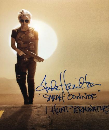 LINDA HAMILTON Signed Autograph PHOTO Gift Signature Print TERMINATOR DARK FATE