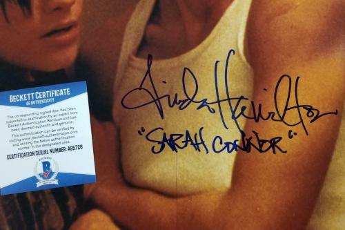 Linda Hamilton signed "Sarah Connor" Terminator 16x20 Photo #3 ~ Beckett BAS COA