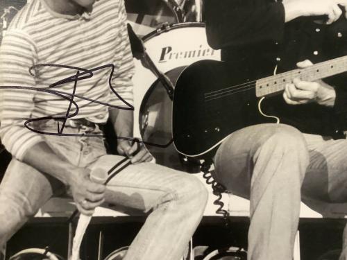 Pete Townshend Signed Photo 11x14 JSA Autograph Roger Daltrey The Who B&W HOF