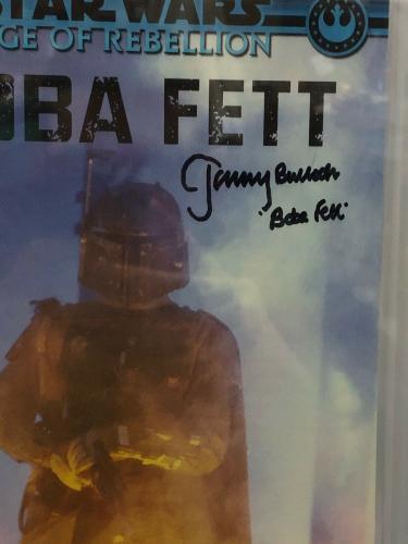 Jeremy Bulloch Signed Stars Wars Boba Fett Comic Book Beckett Slabbed 11