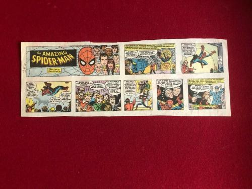 1977, SPIDER-MAN, (3) Sunday Comic Strips (Scarce / Vintage) Stan Lee