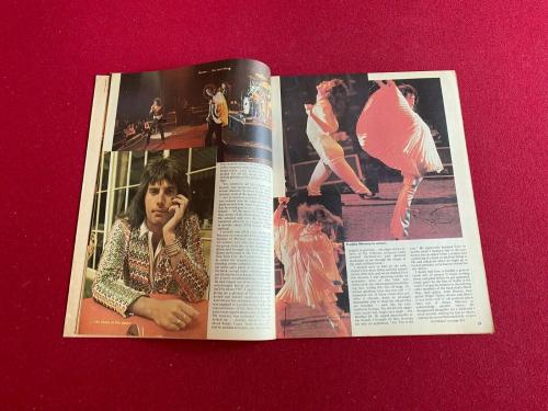 1975, Freddie Mercury (QUEEN), "HIT PARADER" Magazine (No Label) Scarce /Vintage