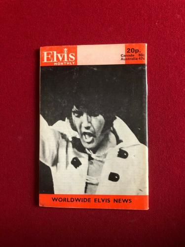 1972, Elvis Presley, "ELVIS MONTHLY" Magazine (Scarce / Vintage)