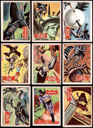 1966 Topps Batman Red Bat Complete Set 4 - VG/EX