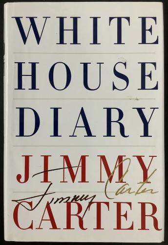 Jimmy Carter Signed Book White House Diary Hardcover President Autograph JSA