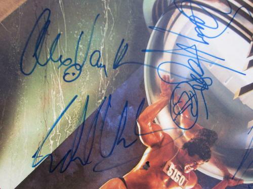 Van Halen 4x signed LP Album Cover 5150 PSA/DNA Eddie Sammy Hagar Michael Anthon