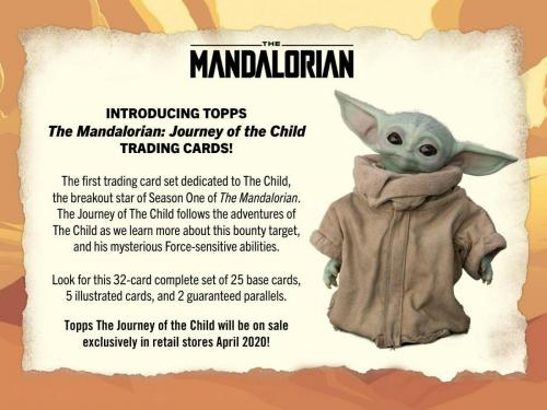 Star Wars Mandalorian Cards Journey of the Child Box Baby Yoda (Topps 2020)