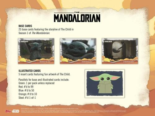 Star Wars Mandalorian Cards Journey of the Child Box Baby Yoda (Topps 2020)