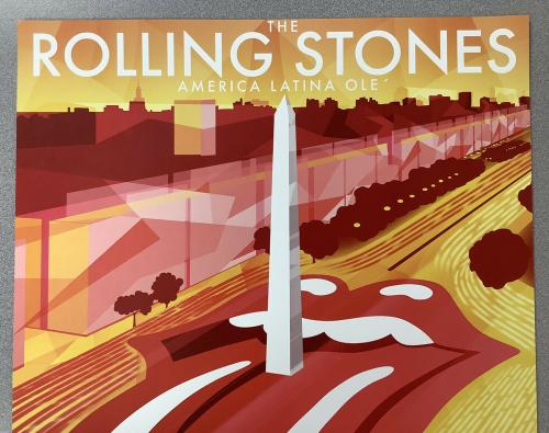Rolling Stones Concert Poster Buenos Aires America Latina Ole Tour Mick Jagger 1