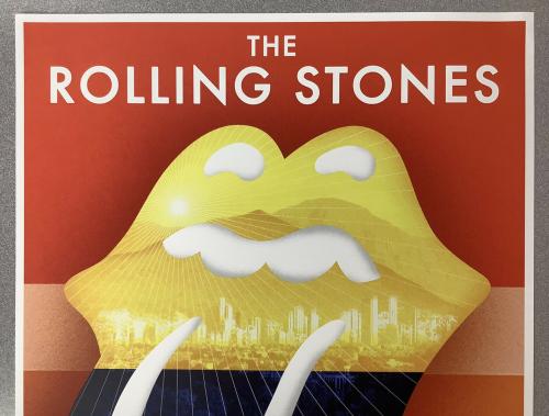 Rolling Stones Concert Poster Bogota America Latina Ole Tour 2016 Mick Jagger 1