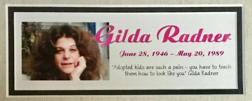 Vintage GILDA RADNER  (Saturday Night Live) custom framed photo display-JSA