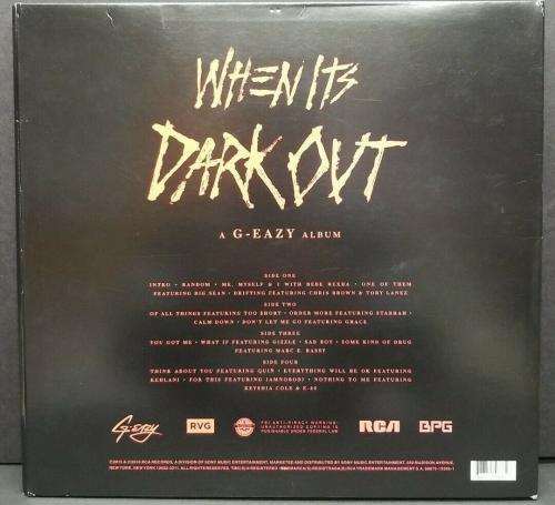 G Eazy Autographed Went It S Dark Out Me Myself I Album Vinyl Psa Dna