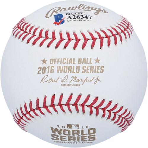 President Joe Biden Autographed 2016 World Series Logo Baseball - BAS A26347