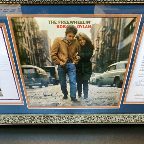 Bob Dylan Signed Autographed The Freewheelin' Album Record With PSA DNA COA