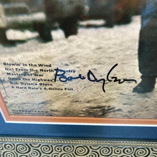 Bob Dylan Signed Autographed The Freewheelin' Album Record With PSA DNA COA