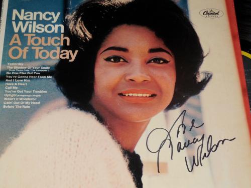 Nancy Wilson Autographed Vinyl Record Album (a Touch Of Today) - Jsa Coa!