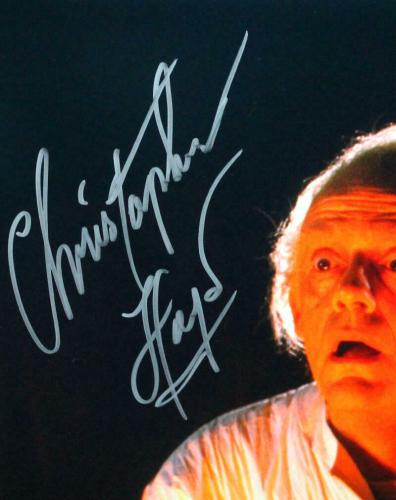 Christopher Lloyd Signed 16x20 Photo Back to the Future w/ Marty- JSA Auth *S