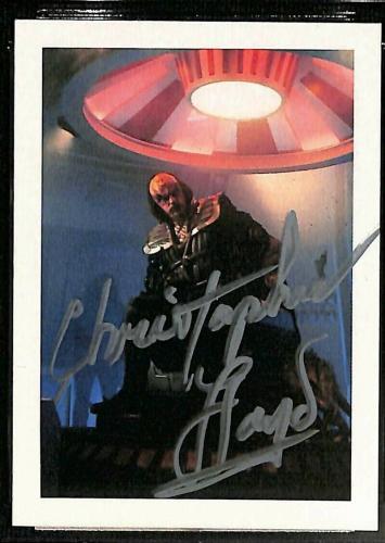 1984 Star Trek III CHRISTOPHER LLOYD Signed Card #38 SLABBED Beckett BAS Witness