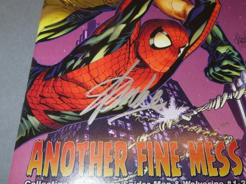 Stan Lee & John Romita Signed Spider-Man & Wolverine Comic Book Auto PSA/DNA COA