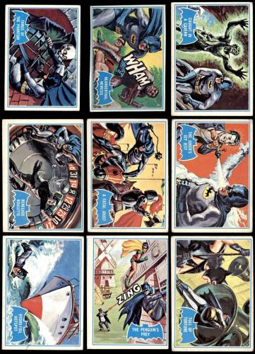 1966 Topps Batman Blue Bat Complete Set 2.5 - GD+