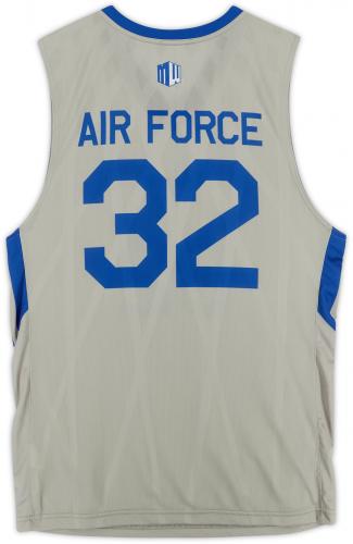 Air Force Falcons Team-Issued #32 Gray Jersey with Blue Collar from the Basketball Program - Size XL