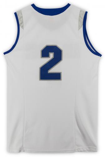 Air Force Falcons Team-Issued #2 White Jersey with Blue Collar from the Basketball Program - Size XL