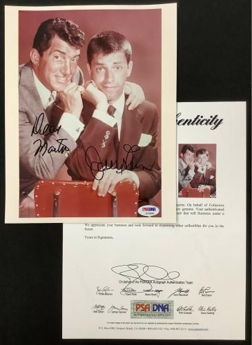 Vintage L1287F Dean Martin Singing with Jerry Lewis 8x10" Photo Print 