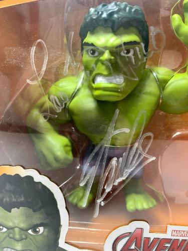 Stan Lee & Lou Ferrigno Signed Incredible Hulk Hulk Marvel Avengers Die Cast Toy