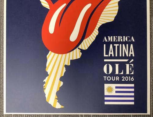 Rolling Stones Concert Poster Uruguay Tongue America Latina Ole Tour M Jagger 3
