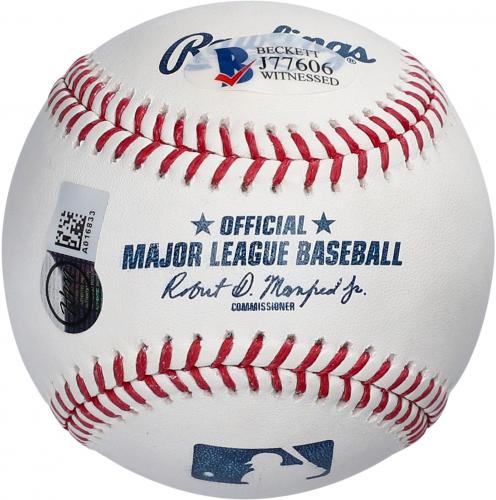 Dennis Haysbert Major League Autographed Baseball - BAS