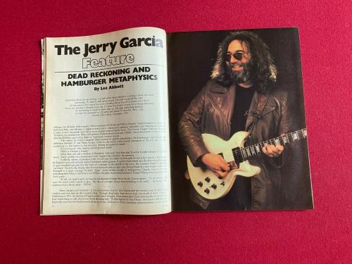 1979, Jerry Garcia, "Feature" Magazine (No Label) Scarce/Vintage (Grateful Dead)