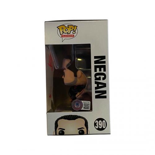 Jeffrey Dean Morgan Signed Negan Funko Pop Figure The Walking Dead Beckett COA