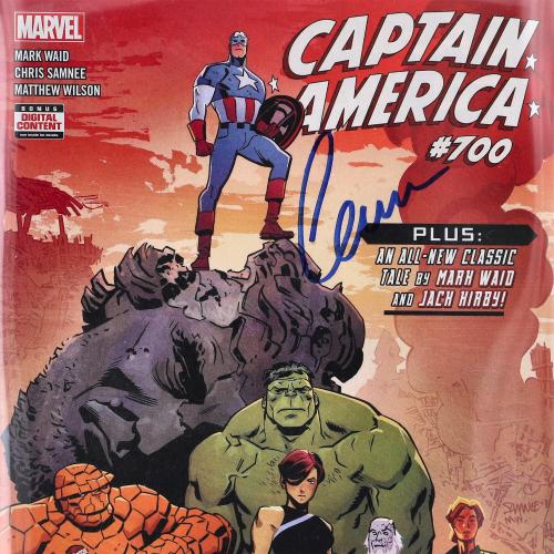 Chris Evans Captain America Autographed Captain America #700 Comic Book - CGC Graded 9.6