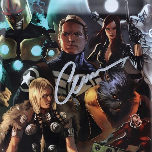 Chris Evans Captain America Autographed Secret Avengers #1 Variant Cover Comic Book - CGC Graded 9.6