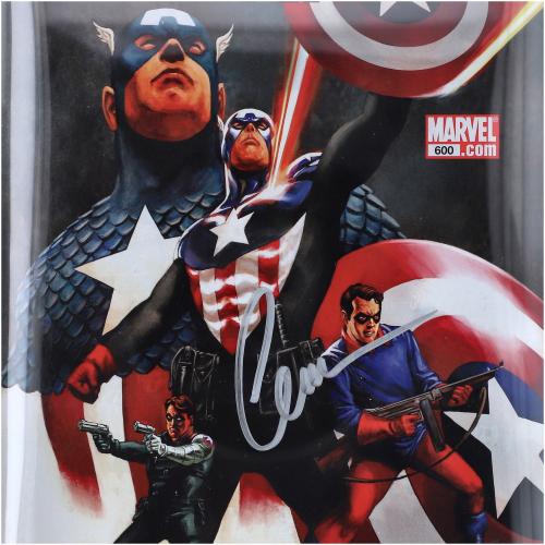 Chris Evans Captain America Autographed Captain America #600 Comic Book - CGC Graded 6