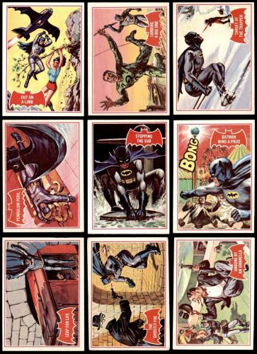 1966 Topps Batman Red Bat Complete Set - Premier 7 - NM