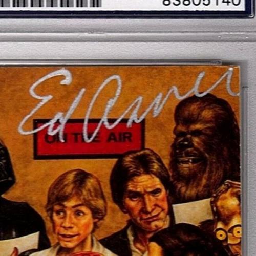 1994 Star Wars Galaxy ED ASNER Signed Autographed Card SLABBED PSA/DNA #83805140