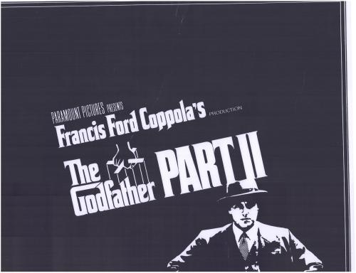 Robert De Niro Autographed 27" x 40" The Godfather II Full-Size Movie Poster