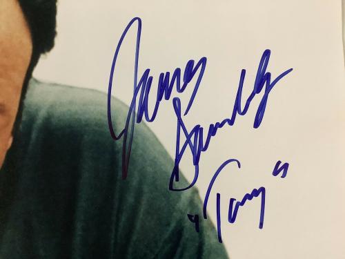 James Gandolfini Signed Photo 16x20 Actor Tony Sopranos Autograph Pasta Mob JSA