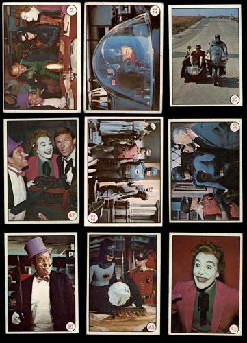 1966 Topps Batman Color Complete Set 5 - EX