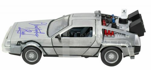 Christopher Lloyd Signed Light Up Back to the Future 2 1:18 Diecast Time Car PSA