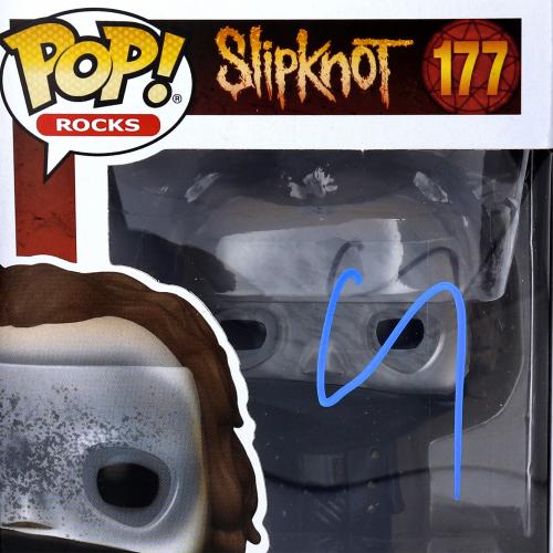 Corey Taylor Slipknot Autographed #177 Funko Pop! Signed in Blue - Beckett