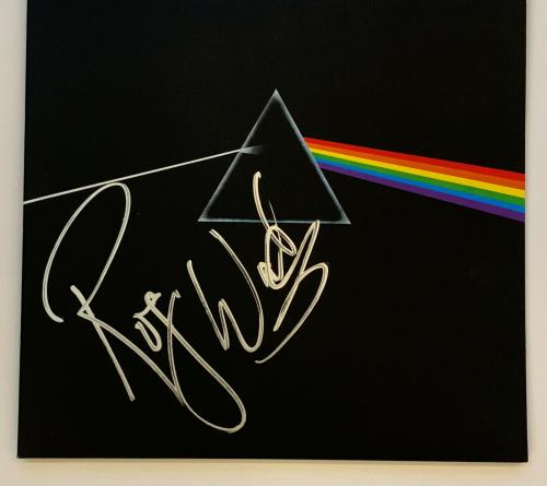 Roger Waters Autographed Pink Floyd Dark Side Moon Album Signed Beckett BAS COA