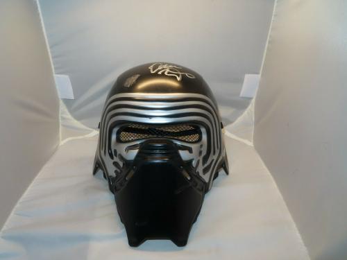 Adam Driver Signed Kylo Ren Mask Star Wars Autographed Beckett Witnessed COA 1A