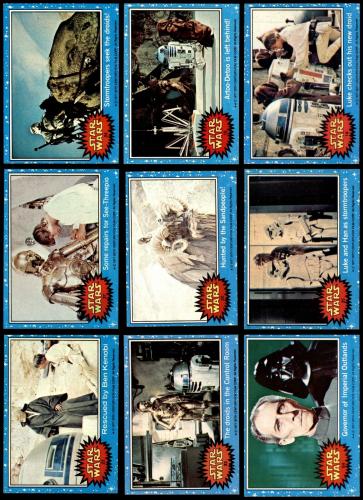Topps 1977 Star Wars Series One Complete Set (Blue Border) 7 - NM