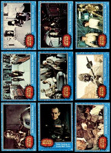 Topps 1977 Star Wars Series One Complete Set (Blue Border) 5.5 - EX+