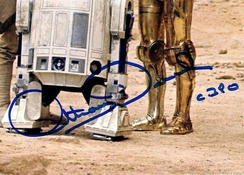 ANTHONY DANIELS Signed STAR WARS "C3-P0" 8x10 OFFICIAL PIX Photo Beckett BAS