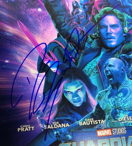 Dave Bautista Signed 11x14 Photo Beckett C81122 Guardians of Galaxy Drax Marvel